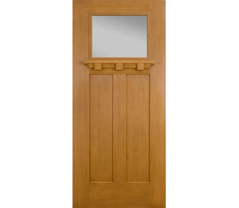 Gainesville Craftsman Light Fiberglass Entry Door