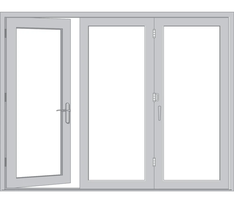 Gainesville Pella Architect Reserve Series Contemporary Bifold Patio Door