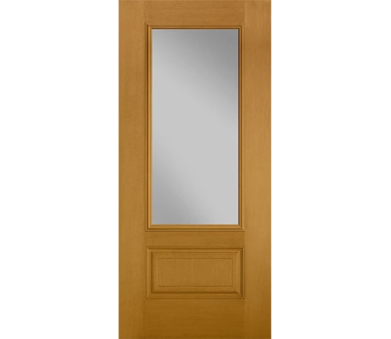 Gainesville Three Quaters light Fiberglass Entry Door