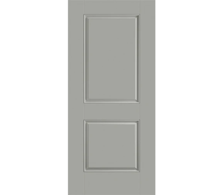 Gainesville Two Panel Square Fiberglass Entry Door